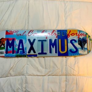 Custom Maximus Name Skateboard